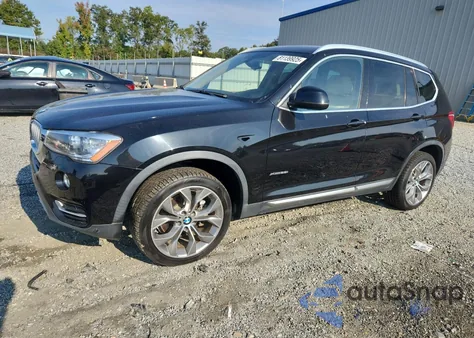 2016 BMW X3 xDrive28I из США, поврежденный, VIN 5UXWX9C55G0D70860